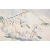 Das Château Noir und das Gebirge Sainte- Vitoire