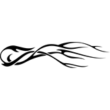 Vinilo decorativo tattoo llama tribal 013