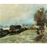 Bateau sur la Seine- Lavoir , el presidente del Paris