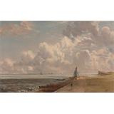 El Harwich - faro bajo y Beacon Hill