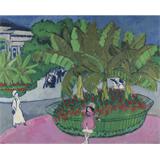 Los arbustos - Plaza de Albert en Dresde