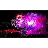 París torre Eiffel fuegos artificiales 3