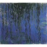 Ninfeas y ramas de sauce que llora , 1916-1919