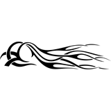 Vinilo decorativo tattoo llama tribal 023