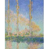 Tres árboles, otoño, Efecto Rosa , 1891