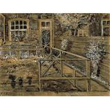 Jardin  de la Casa Madre de Siena , La Haya; parte de atrás