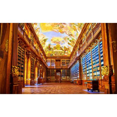 El salón principal de la biblioteca de Strahov de Praga