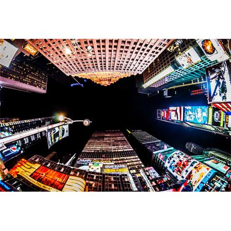 Nueva York Times Square ojo de pez