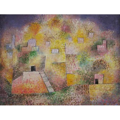 Orientales en jardín de placer