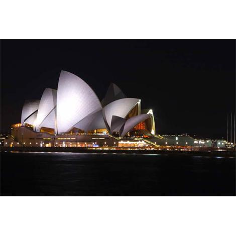 Ópera de Sídney de noche