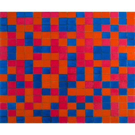 Composición con rejilla nº VIII