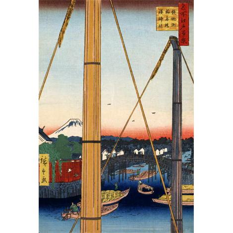 Puente de Inari y capilla de Minato , Teppōzu