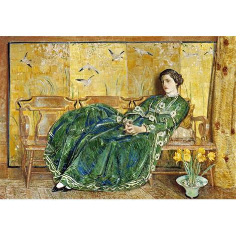 Abril - (El vestido de verde)