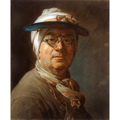 Autorretrato con una visera 