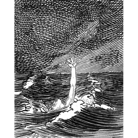 Para niños. Las puertas del paraíso, placa 12, (Ayuda! ¡Ayuda!)