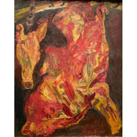 La carne de vacuno cabeza