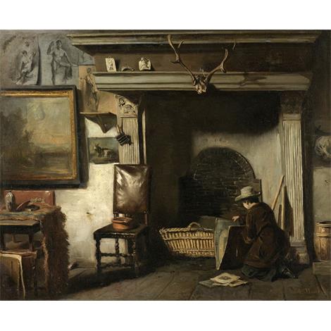 Taller del pintor Haarlem Pieter Frederik van Os