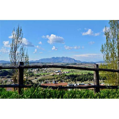 Cataluña vista montaña Montserrat 2