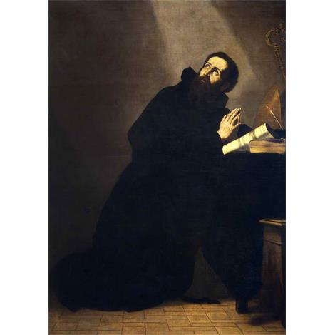 San Agustín en oración