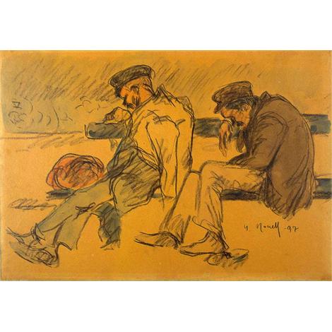 Dos hombres dormidos