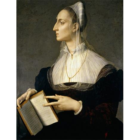 Agnolo Bronzino, Retrato de Laura Battiferri, moglie dello scultore Bartolomeo