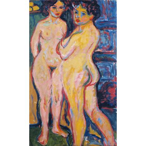 Desnudos al pie de la estufa