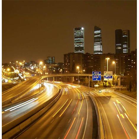 Madrid M30 de noche