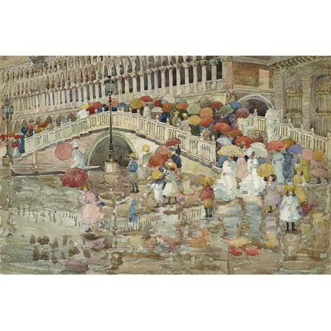 Paraguas en la lluvia 