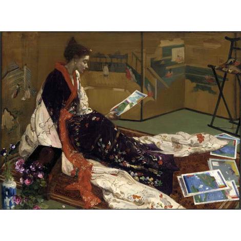 Caprice en púrpura y oro