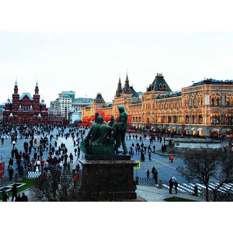 Plaza Roja de Moscú de día