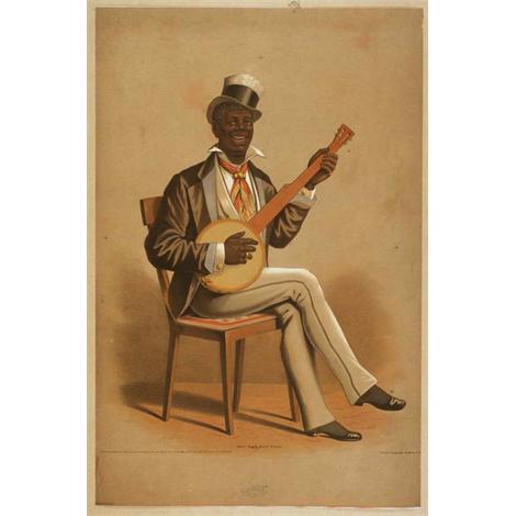 Hombre tocando Banjo