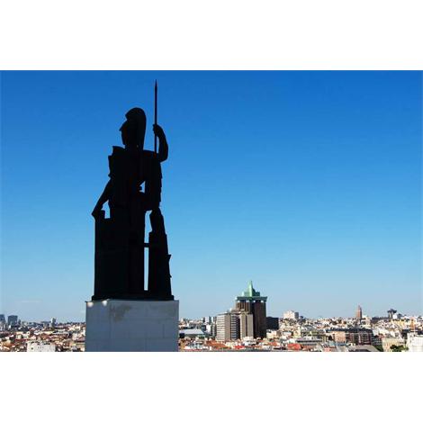 Madrid Athena desde la azotea del Círculo de Bellas Artes