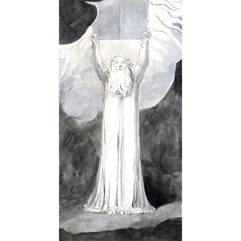 Moses que recibe la ley