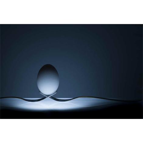 Alimento, huevo en tenedores