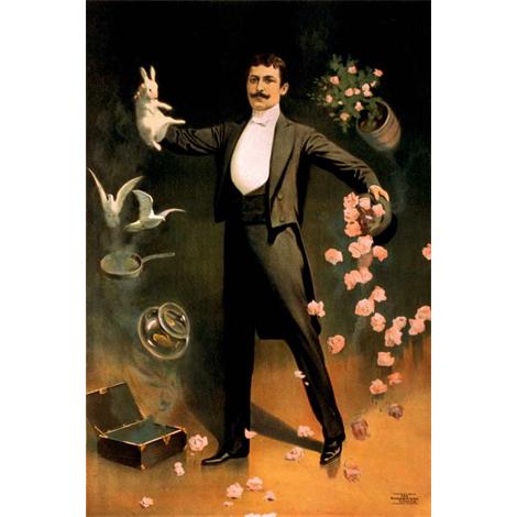 Magician poster , 1899