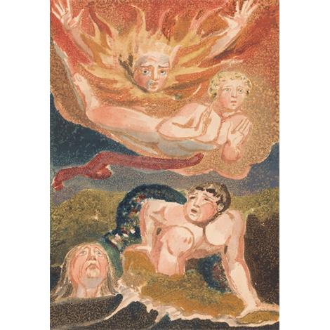 El primer libro de Urizen, la placa 22 (Bentley 24)