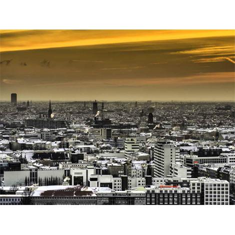 Vista Berlín atardecer