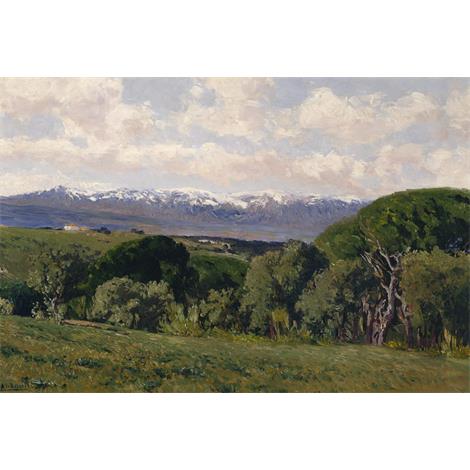 Vista del Guadarrama from El Plantío de los Infantes