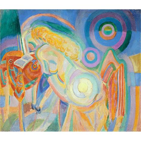 Lectura de mujer desnuda 