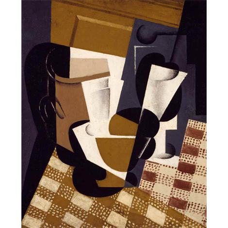 Jarro de vino y  cristal