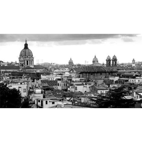 006-Vista de Roma en blanco y negro