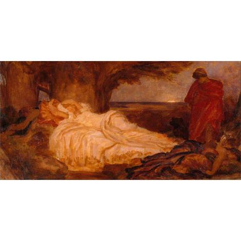 Estudio de color para 'Cymon e Ifigenia'