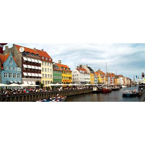 Vista del puerto de Copenhague