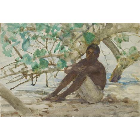 Un niño indio del oeste