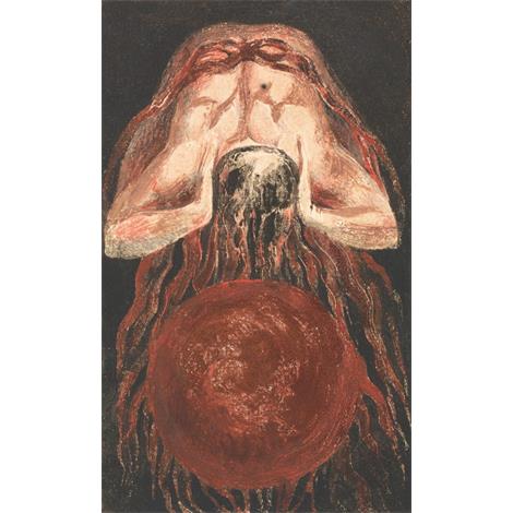 El primer libro de Urizen, la placa 16 (Bentley 17)