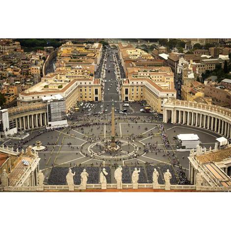 Plaza de San Pedro Vaticano en Roma