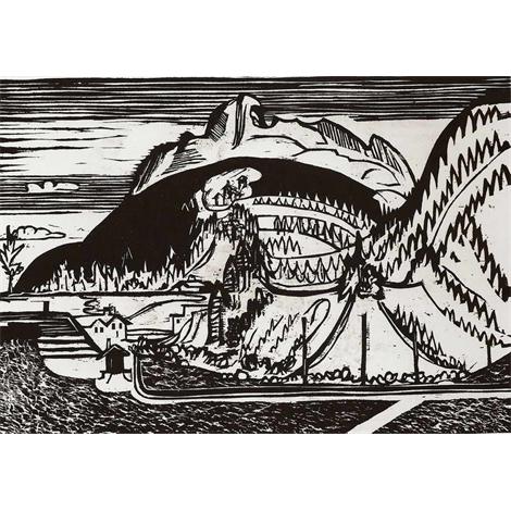 Clavadel-mountain visto desde  el bosque de Frauenkirch 