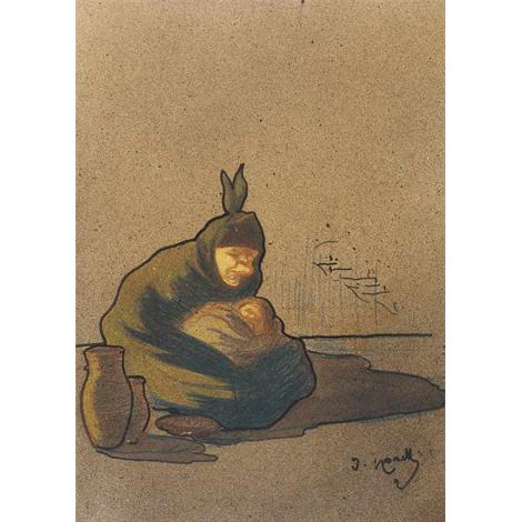 Mujer cretín en Boí 