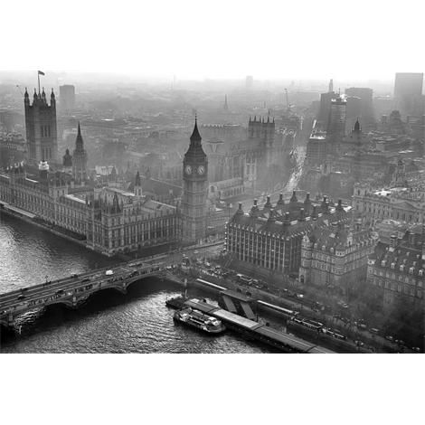 Londres ciudad en blanco y negro