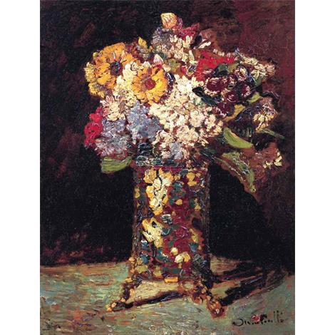 Naturaleza muerta con flores